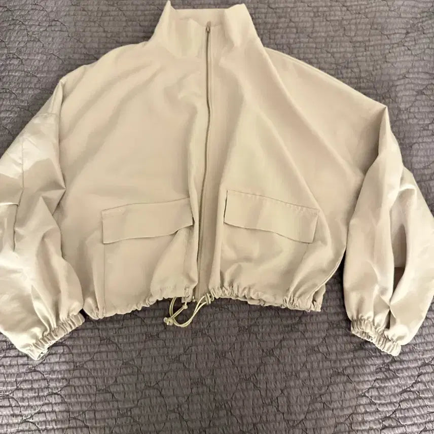 [BUNJANG] Ivory Jogger Pants with Drawstring / 아이보리 조거 팬츠 허리 스트링 팬츠