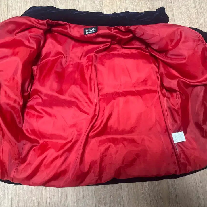 [BUNJANG] Fila Classic Velvet Puffer Jacket / 휠라 클래식 벨벳 푸퍼패딩
