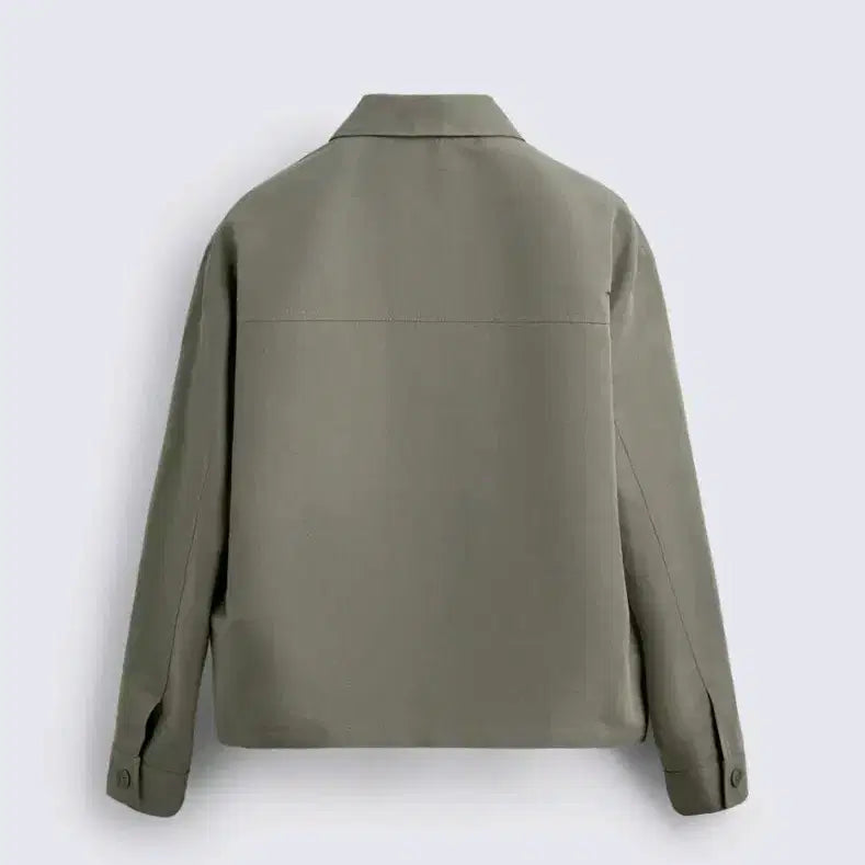 [BUNJANG] ZARA Oversized Pocket Over Shirt Jacket Khaki / L) 자라 25fw 박시핏 포켓 오버셔츠 자켓 카키색 5899 444