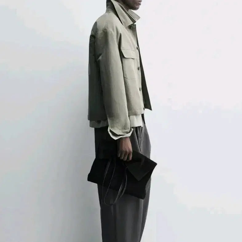 [BUNJANG] ZARA Oversized Pocket Over Shirt Jacket Khaki / L) 자라 25fw 박시핏 포켓 오버셔츠 자켓 카키색 5899 444
