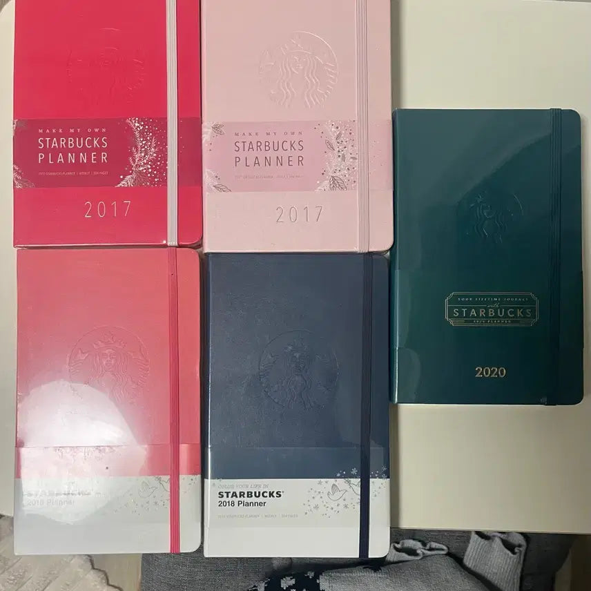 [BUNJANG] Starbucks Diary Bundle Set / 새상품) 소장용 스타벅스 다이어리 5개