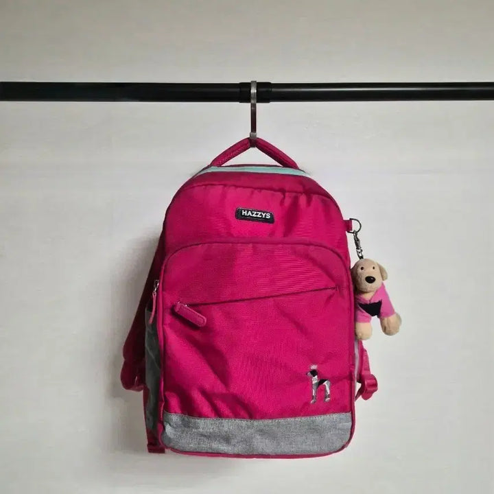 [BUNJANG] Hazzys Pink Backpack / 헤지스 핑크색 책가방