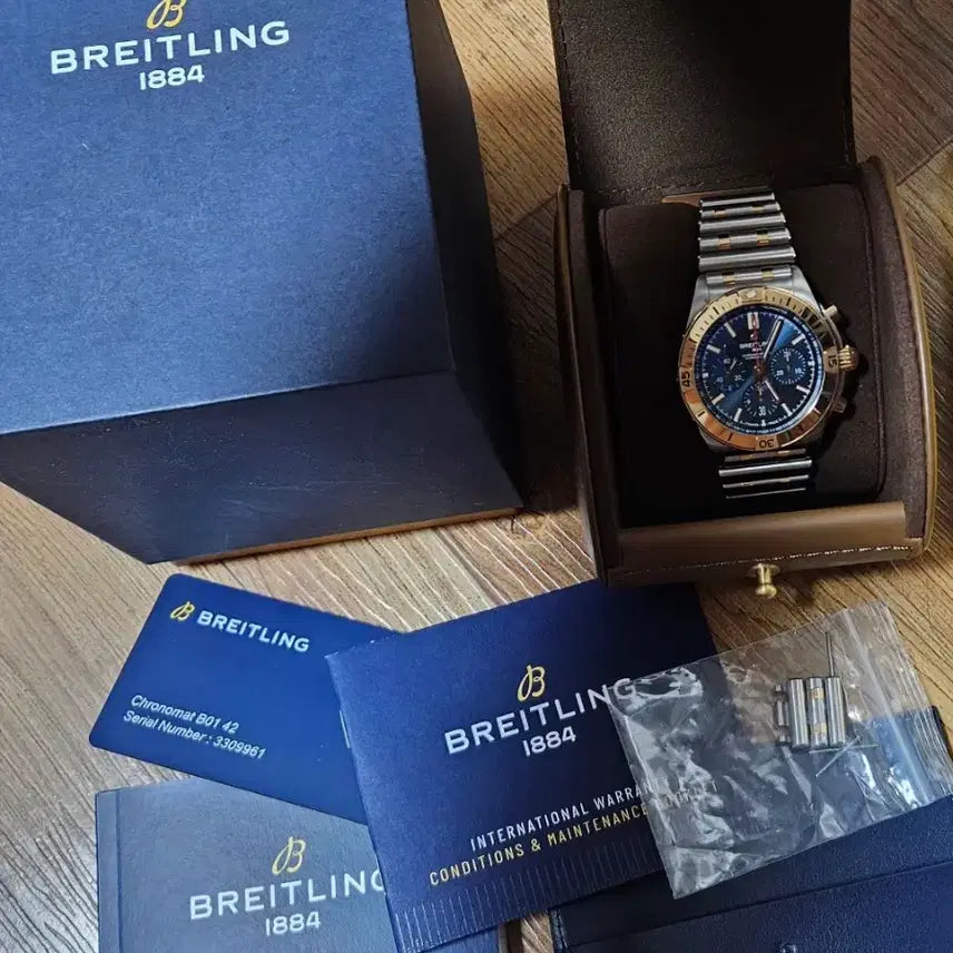[BUNJANG] Breitling Chronomat 42mm Watch / 브라이틀링 신형 크로노맷 콤비 42mm