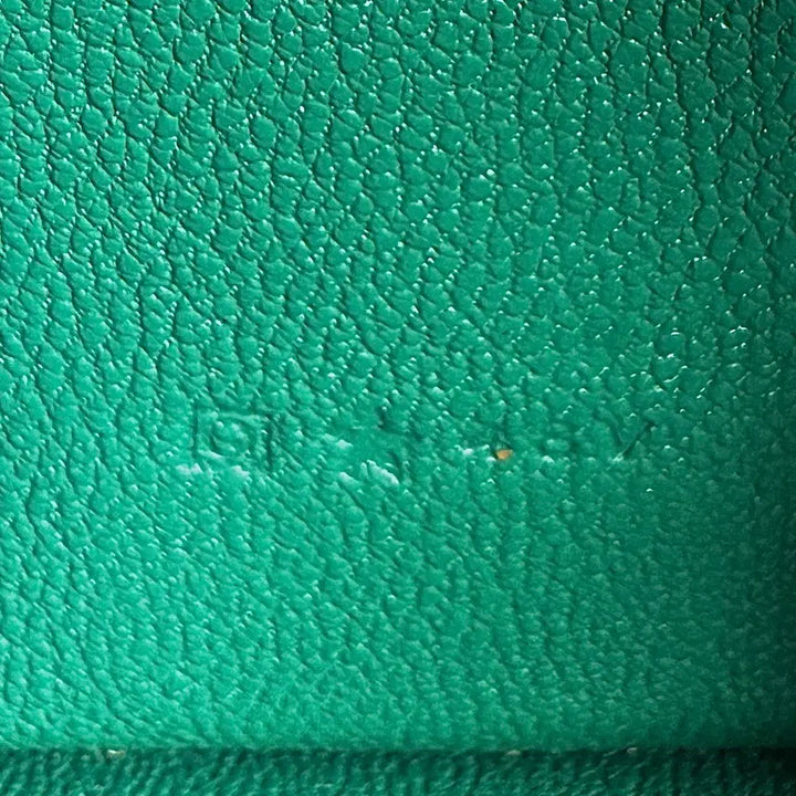 [BUNJANG] Hermes Bearn Crocodile Long Wallet / 에르메스 베안 와니 크로커다일 장지갑 그린 [Q]