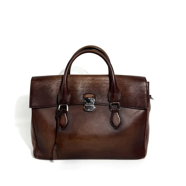 [BUNJANG] Berluti Emio Calligraphy Briefcase / 벨루티 에미오 캘리그라피 브리프케이스