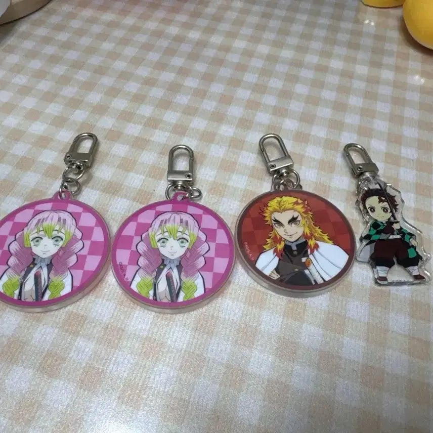 [BUNJANG] Demon Slayer Mitsuri/Rengoku/Tanjiro Keyring Bundle Set / 귀멸의 칼날 키링 (미츠리/렌고쿠/탄지로) 일괄판매