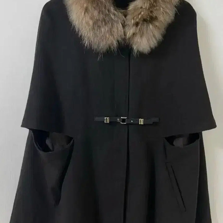 [BUNJANG] HM Wool Cashmere Cape Coat / 코스 hm 울 캐시미어 케이프코트 퍼코트 털코트