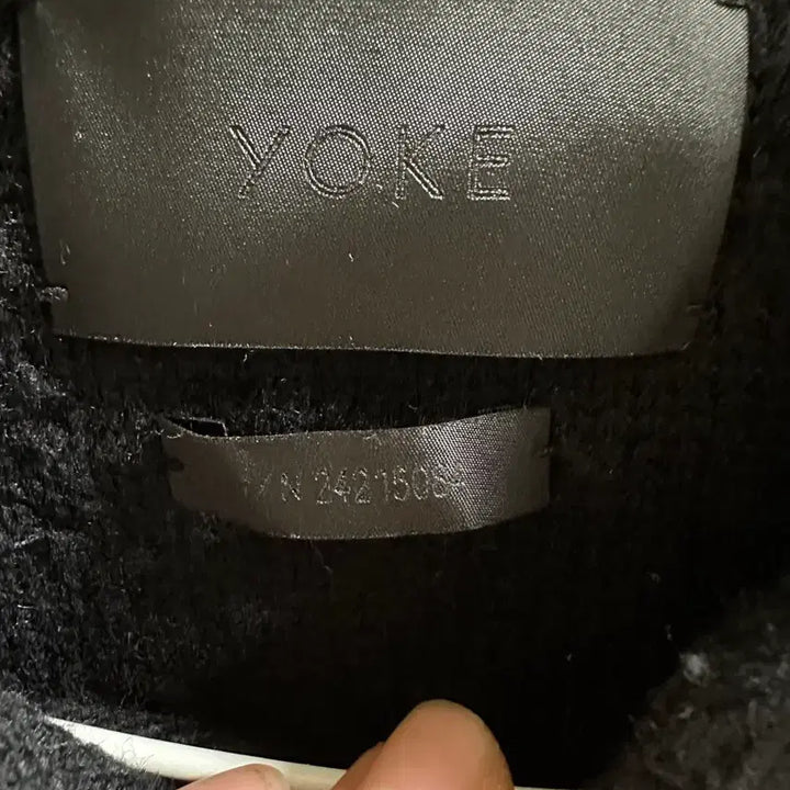 [BUNJANG] YOKE Textured Wool Zip-Up Knit Blouson / YOKE 요크 24FW 자카드 울 집업 니트 블루종