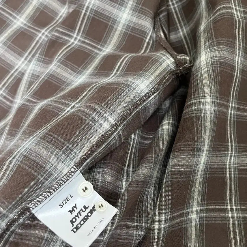 [BUNJANG] MJD Crop Shirt Choco Brown (L) / mjd 크롭셔츠 초코브라운 (L)