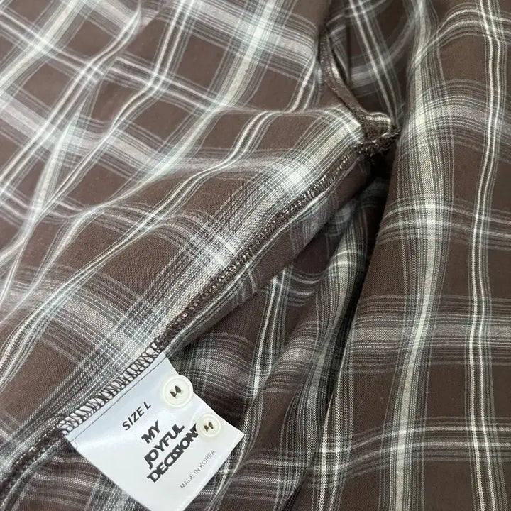 [BUNJANG] MJD Crop Shirt Choco Brown (L) / mjd 크롭셔츠 초코브라운 (L)