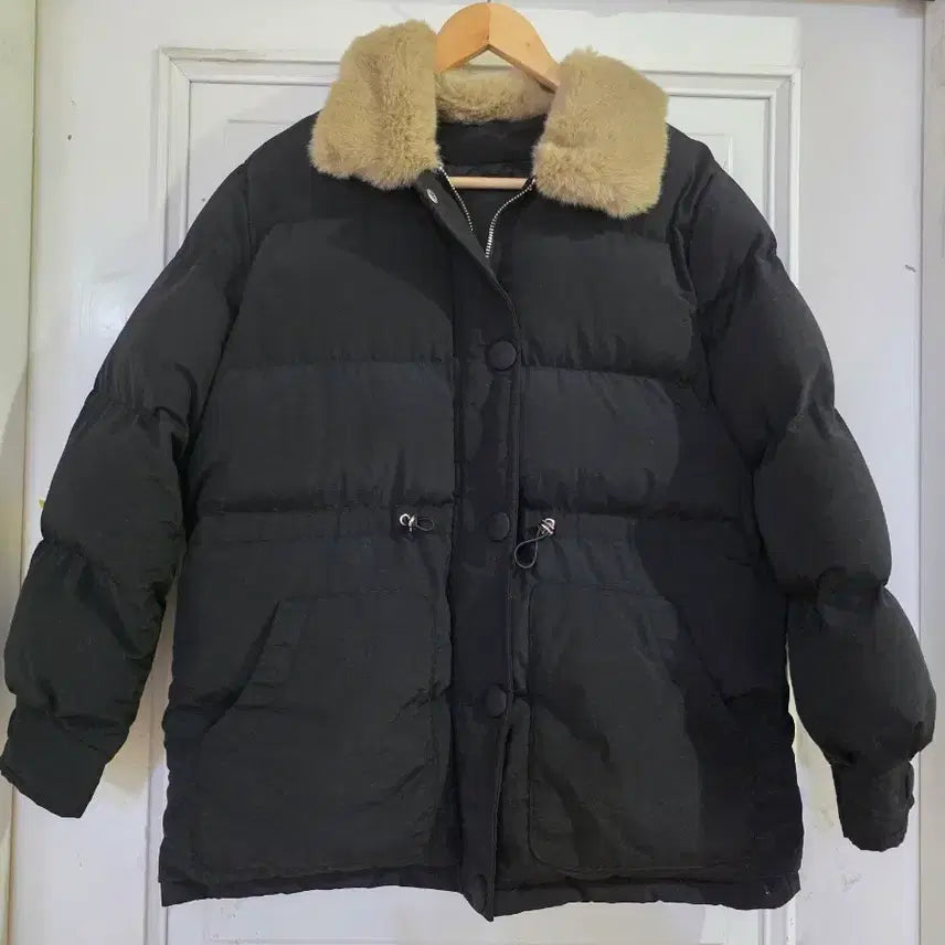 [BUNJANG] Casual Padded Jacket / 캐주얼  빵빵 에리털  누빔패딩 자켓  새상품  도매가 29000