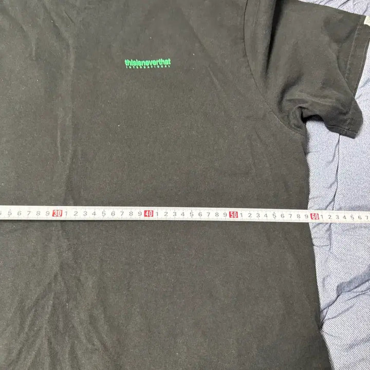 [SOLD OUT] 디스이즈네버댓 블랙 반팔 티셔츠 xl
