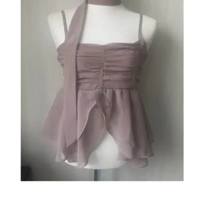 [BUNJANG] angelnumber555 Tulip Sleeveless Top / angelnumber555 튤립 슬리브리스 탑