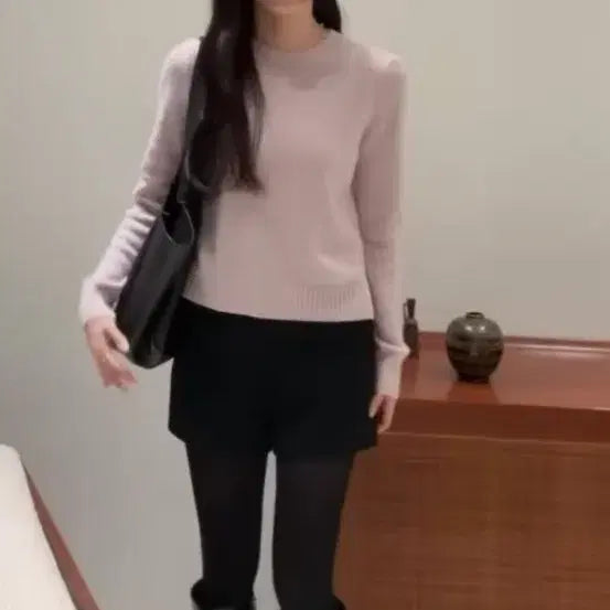 [BUNJANG] Ciel Mare Cashmere 100 Lavender Sweater / 시에 마레 캐시100 라벤더