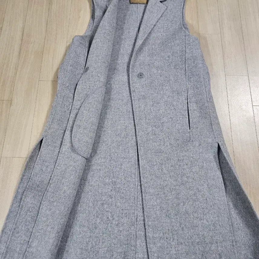 [BUNJANG] Aniveef Wool Blend Long Vest 55 / [Aniveef] 아니베에프 울혼방 롱베스트 55