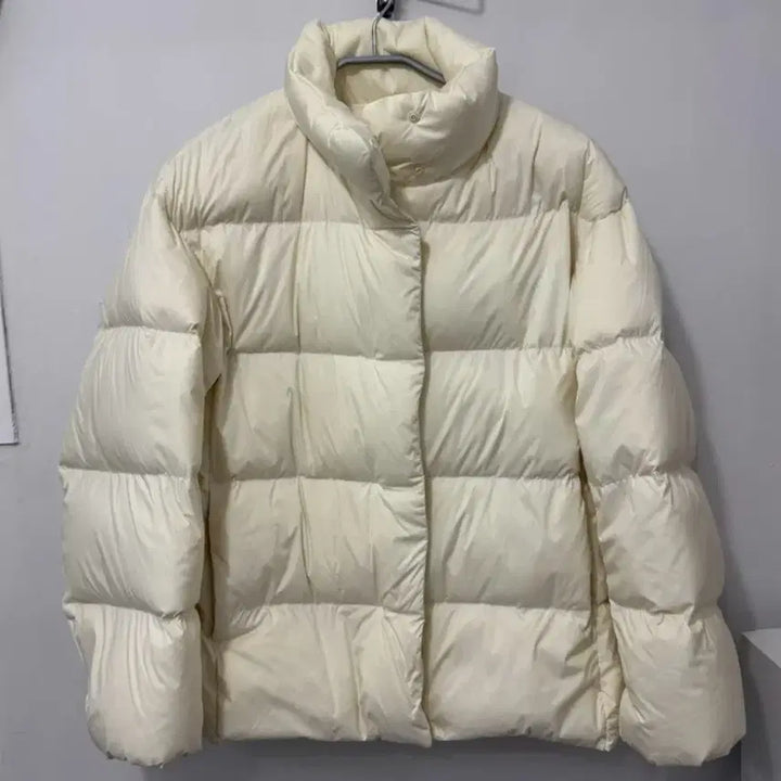 [BUNJANG] Uniqlo Ultra Light Down Padded Jacket Ivory / 유니클로 울트라 라이트 다운 패딩 L 아이보리