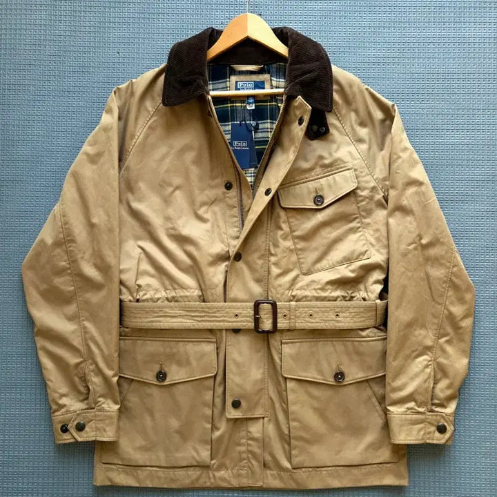[BUNJANG] Polo Ralph Lauren Belted Trench Jacket / 폴로 랄프로렌 최신형 큐알 벨티드 트렌치 미드 헌팅 자켓