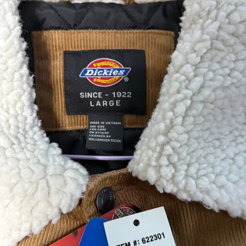 [BUNJANG] The Boyz Q Corduroy Sherpa Jacket / 디키즈 코듀로이 쉐르파 자켓 L 새상품