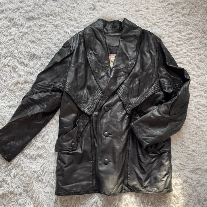 [BUNJANG] MIREILLE Vintage Leather Jacket / MIREILLE 일본빈티지 가죽 자켓 빈티지가죽자켓 xl 105