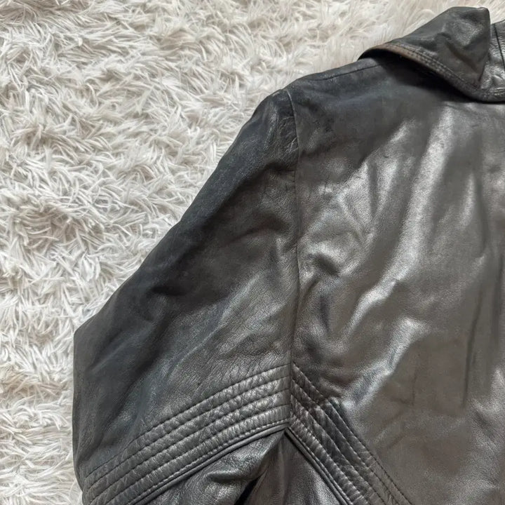 [BUNJANG] MIREILLE Vintage Leather Jacket / MIREILLE 일본빈티지 가죽 자켓 빈티지가죽자켓 xl 105