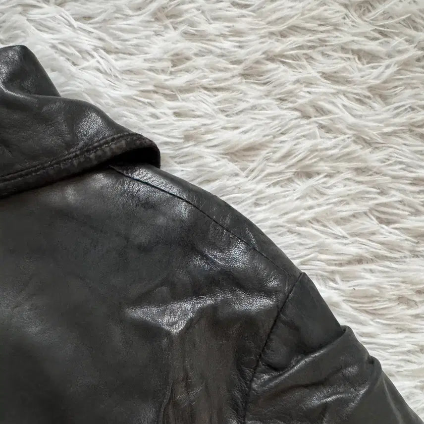 [BUNJANG] MIREILLE Vintage Leather Jacket / MIREILLE 일본빈티지 가죽 자켓 빈티지가죽자켓 xl 105