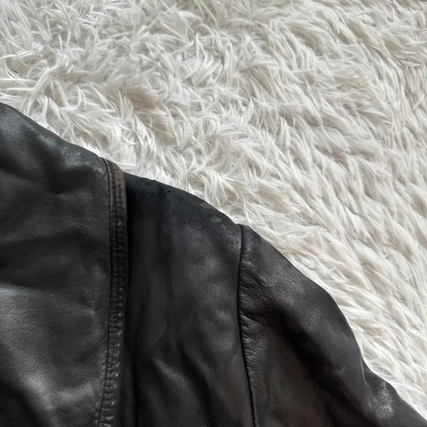[BUNJANG] MIREILLE Vintage Leather Jacket / MIREILLE 일본빈티지 가죽 자켓 빈티지가죽자켓 xl 105