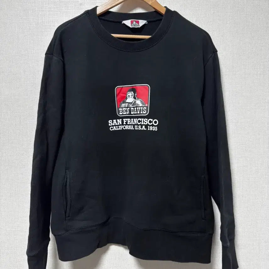 [BUNJANG] Ben Davis Black Sweatshirt L / 벤 데이비스 검정색 맨투맨 L
