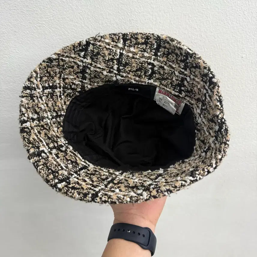 [BUNJANG] MLB NY Tweed Bucket Hat / MLB 오버핏 NY 트위드 버킷햇