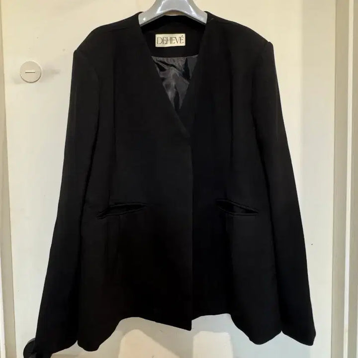 [BUNJANG] DEHEVE Black Belt Jacket / DEHEVE 드헤베 블랙 벨트 자켓