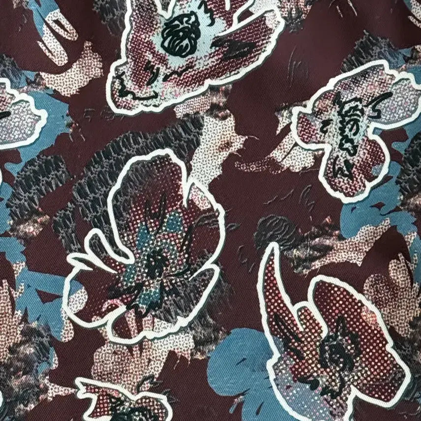 [BUNJANG] Time Floral Print Midi Skirt / Time 꽃 프린트 스커트