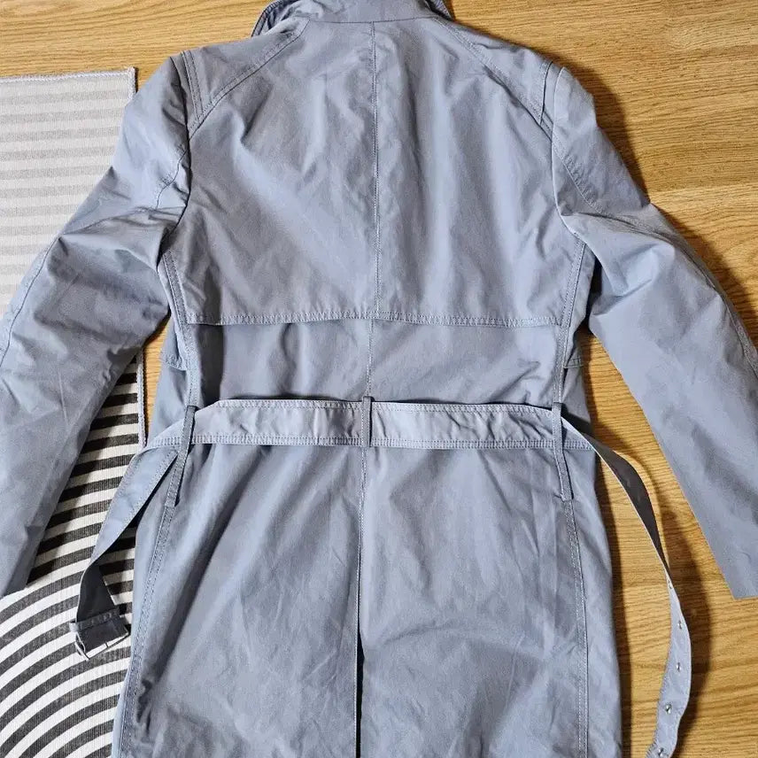 [BUNJANG] Solid Homme Light Gray Trench Coat / 솔리드옴므  라이트 그레이 트렌치코트