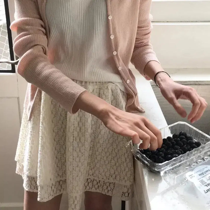 [BUNJANG] Archive J2U Lace Skirt / 아카이브제이투유 레이스 스커트