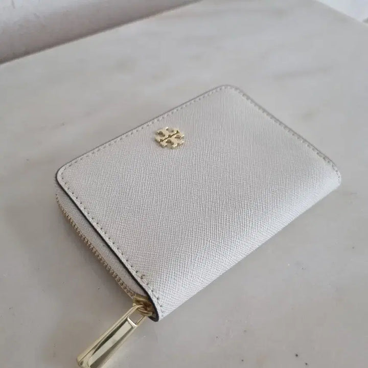 [BUNJANG] Tory Burch White Zipper Wallet / (미사용) 토리버치 화이트 지퍼 반지갑