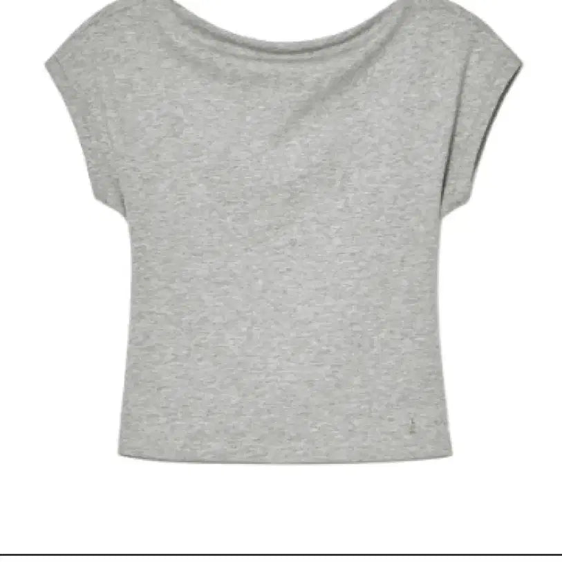 [BUNJANG] Glony Denver Backless T-Shirt / 글로니 덴버 백리스 티셔츠 그레이 새상품