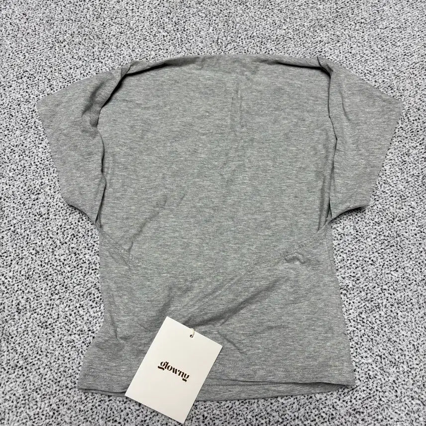 [BUNJANG] Glony Denver Backless T-Shirt / 글로니 덴버 백리스 티셔츠 그레이 새상품