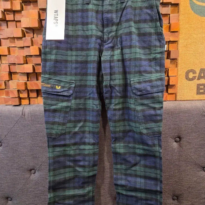 [BUNJANG] WTAPS 19 Jungle Skinny Green Check Pants / 더블탭스 19시즌 정글 스키니 그린 체크