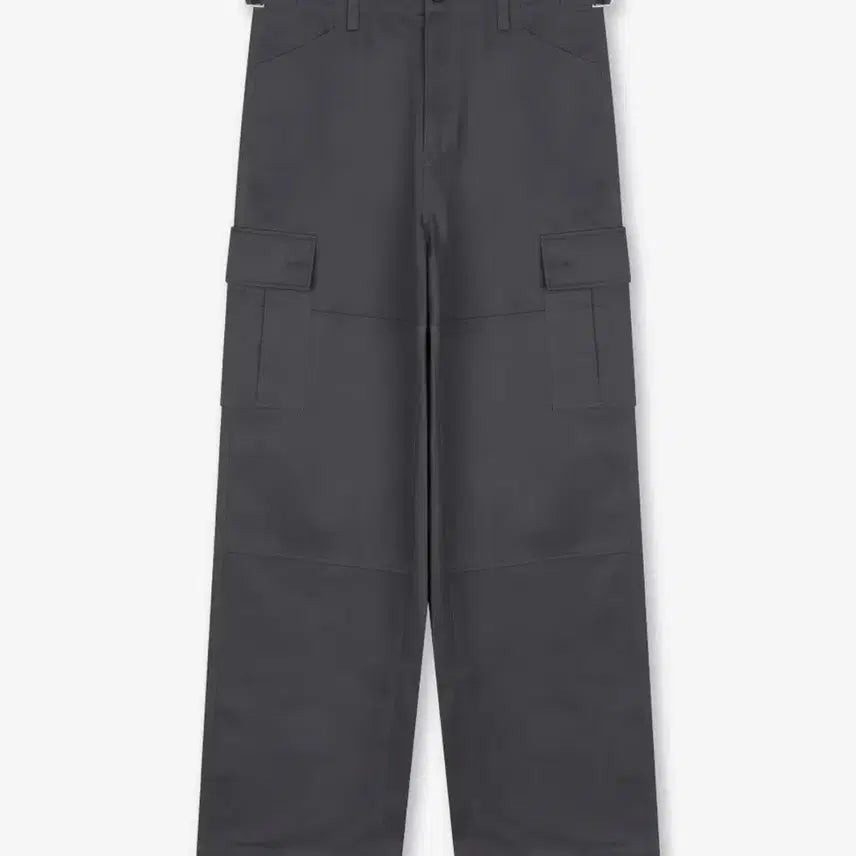 [BUNJANG] [BeSlow x Derek] Cotton Twill Cargo Pants (Charcoal) / [비슬로우X데릭]COTTON TWILL CARGO PANTS / 차콜