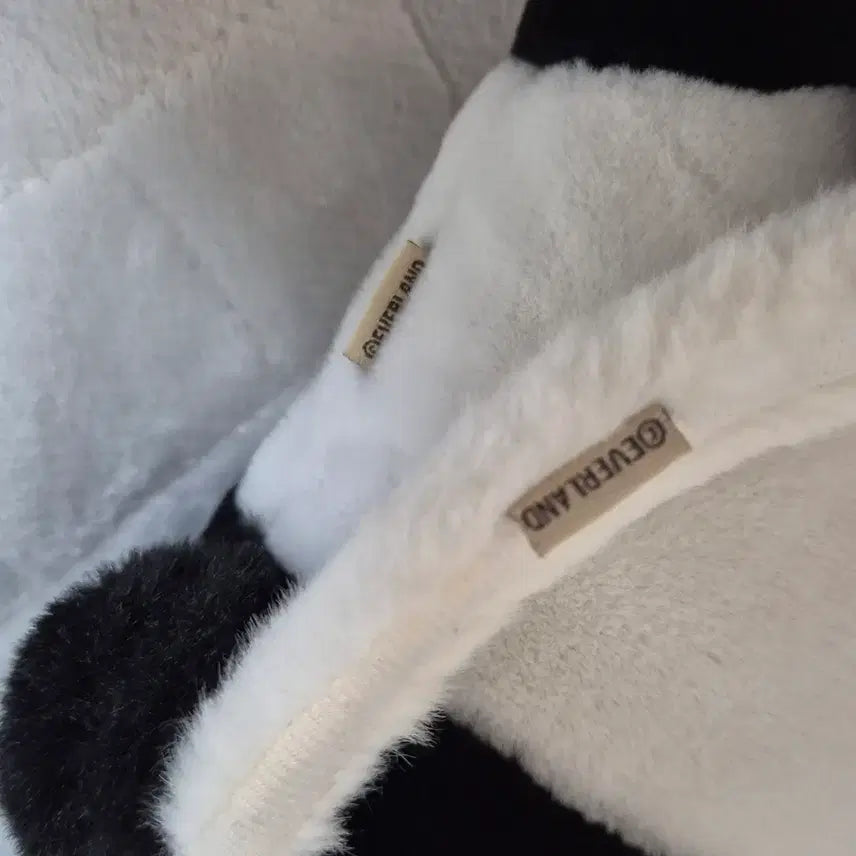 [BUNJANG] Everland Panda Plush Bag & Headband Bundle Set / 에버랜드 판다 인형 가방 & 머리띠 세트