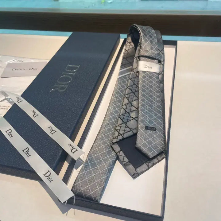 [BUNJANG] Dior Silk Cross Check Tie / 디올 넥타이
