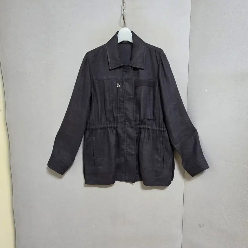 [SOLD OUT] 시슬리 먹색 린넨 점퍼 42  n2640