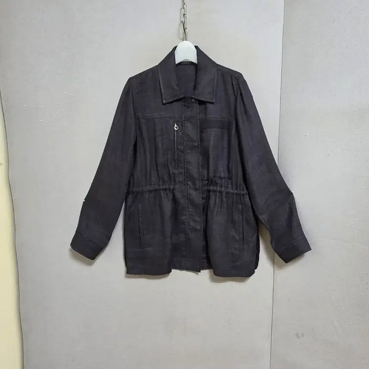 [SOLD OUT] 시슬리 먹색 린넨 점퍼 42  n2640