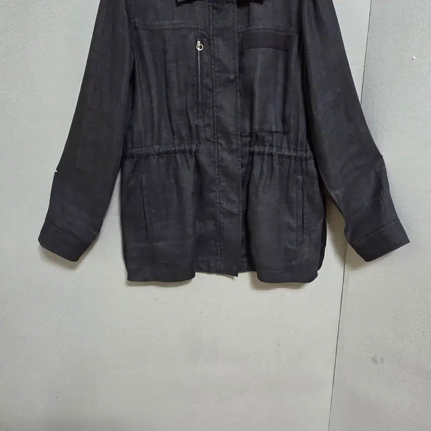 [SOLD OUT] 시슬리 먹색 린넨 점퍼 42  n2640