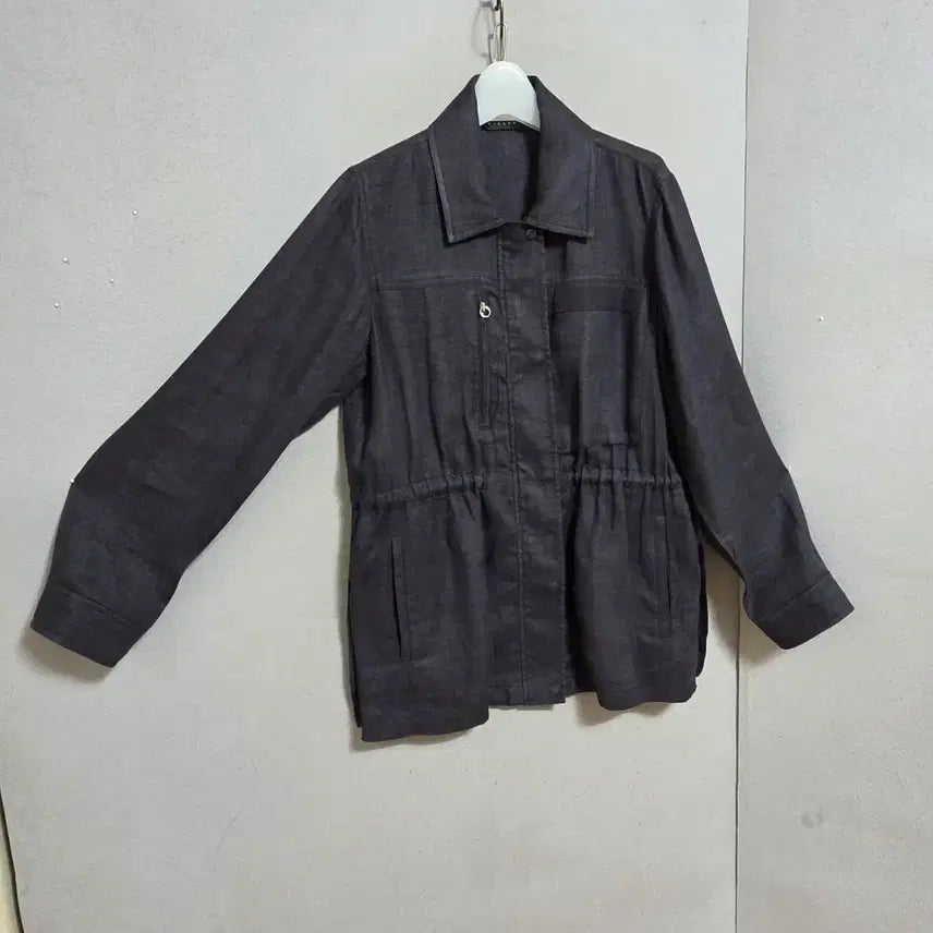 [SOLD OUT] 시슬리 먹색 린넨 점퍼 42  n2640