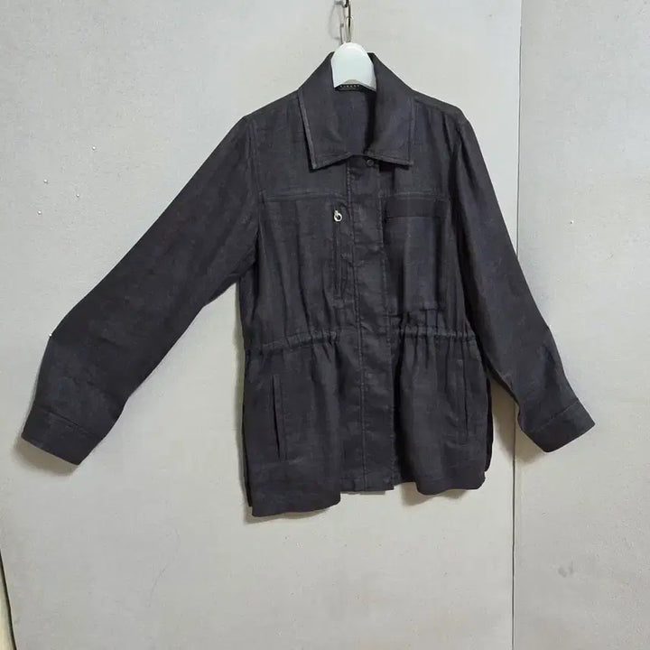 [SOLD OUT] 시슬리 먹색 린넨 점퍼 42  n2640