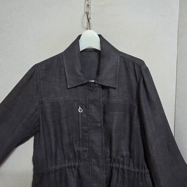 [SOLD OUT] 시슬리 먹색 린넨 점퍼 42  n2640