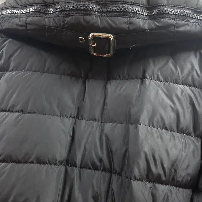 [BUNJANG] Moncler Women's Black Long Padded Jacket / 몽클레어 블랙 여성 롱패딩