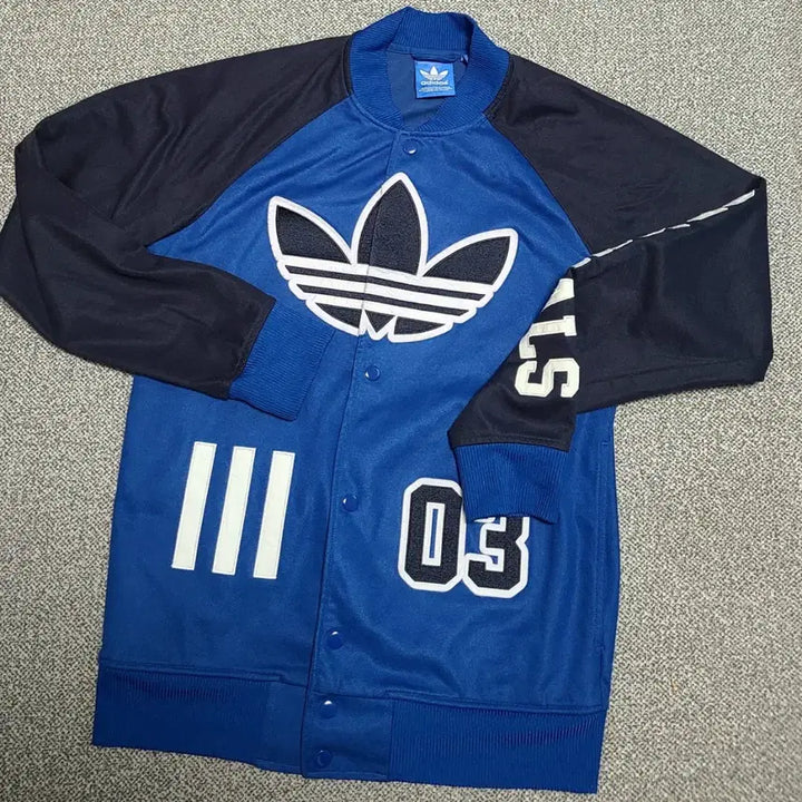 [BUNJANG] Adidas Originals Basati Baseball Jacket / 아디다스 오리지널스 로고 트랙탑 저지 바사티 야구점퍼
