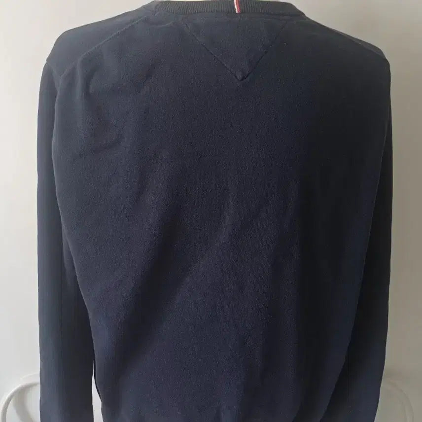 [BUNJANG] Tommy Hilfiger Essential Cotton Crew Neck Knit (Navy) / [XL/105-110] 타미 힐피거 에센셜 코튼 크루넥 니트 (네이비)