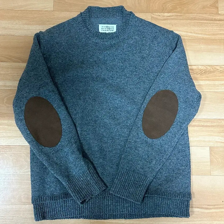 [BUNJANG] Maison Margiela Back Stitch Knit Sweater Gray L / 마르지엘라 백 스트치 니트 미드움 그레이 L