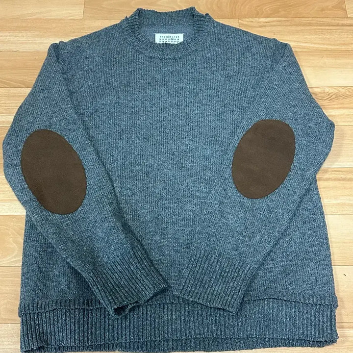 [BUNJANG] Maison Margiela Back Stitch Knit Sweater Gray L / 마르지엘라 백 스트치 니트 미드움 그레이 L